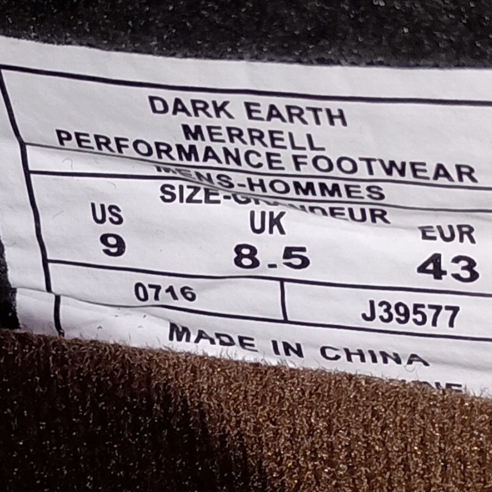 New Merrell Men's Jungle Moc Dark Earth 9 - Picture 6 of 6